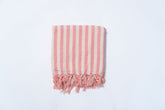 Girit Pink Cotton Linen Towel