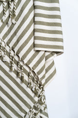 Girit Haki Cotton Linen Towel