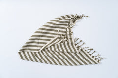 Girit Haki Cotton Linen Towel